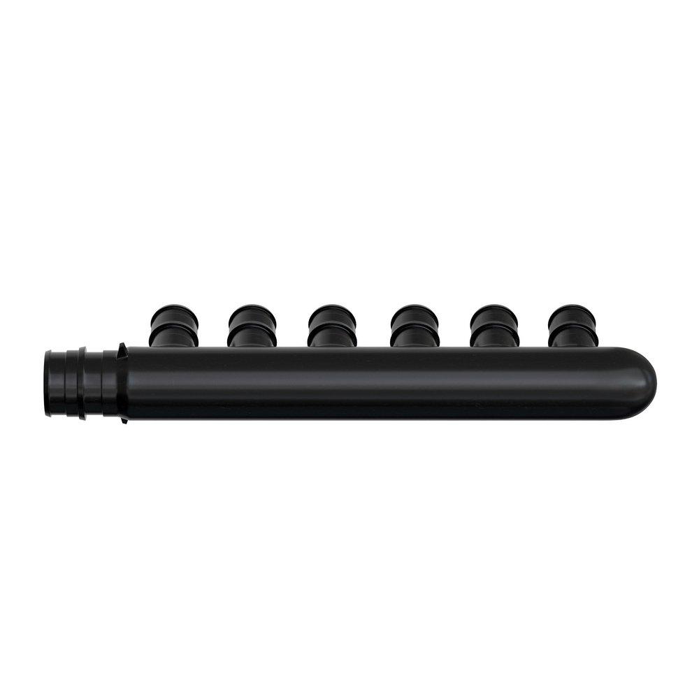 Jones Stephens Black PEX Expansion 4 Outlet Plastic Manifold 