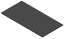 (H-PAD Series) 12 x 8 in. EPDM Standard Sheet for Rooftop Unit