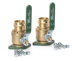 1-1/2 in. Lead-Free Press Swivel Shut-Off Freedom Flange Set