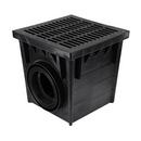 NDS Black 24 x 24-3/4 in. Round Catch Basin Kit in Black 