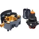 1/2 in. NPT Thermostatic Valve Body and Cartridge Kit with Service Stops 