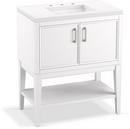 30-1/8 in. Floor Mount Vanity in White 