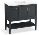 36-1/16 in. Floor Mount Vanity in Slate Grey 