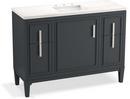 48-7/16 in. Floor Mount Vanity in Slate Grey 