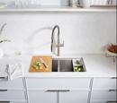 KOHLER 33 x 22 in. 1-Hole Double Bowl Drop-in and Undermount Kitchen Sink 