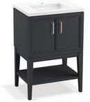 24-1/8 in. Floor Mount Vanity in Slate Grey 