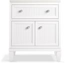 30-9/16 in. Floor Mount Vanity in White 