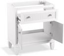 30-9/16 in. Floor Mount Vanity in White 
