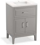 24-1/8 in. Floor Mount Vanity in Mohair Grey