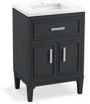 22-7/8 in. Floor Mount Vanity in Slate Grey 