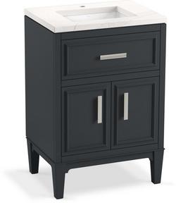 22-7/8 in. Floor Mount Vanity in Slate Grey