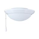 10-3/4 in. Single Ceiling Fan Light Kit in White 