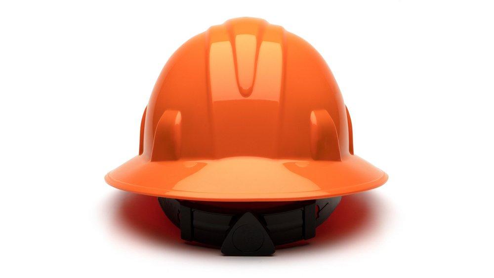 Full Brim Hard Hat in Orange 