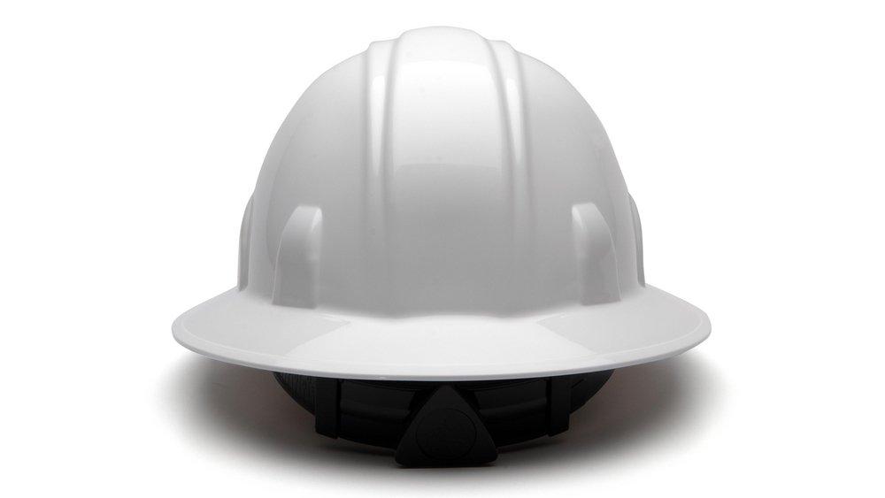 Full Brim Hard Hat in White 