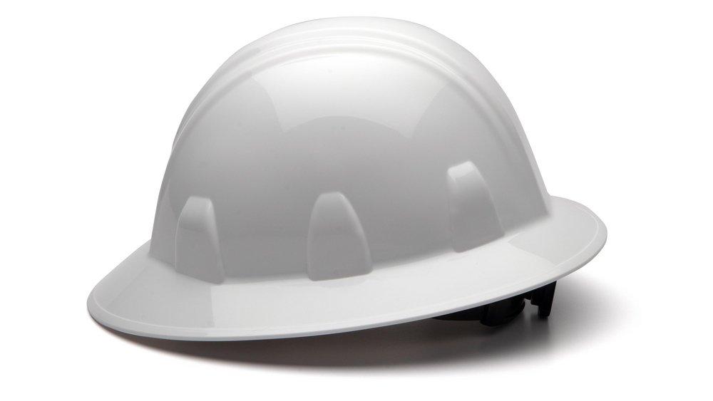 Full Brim Hard Hat in White 