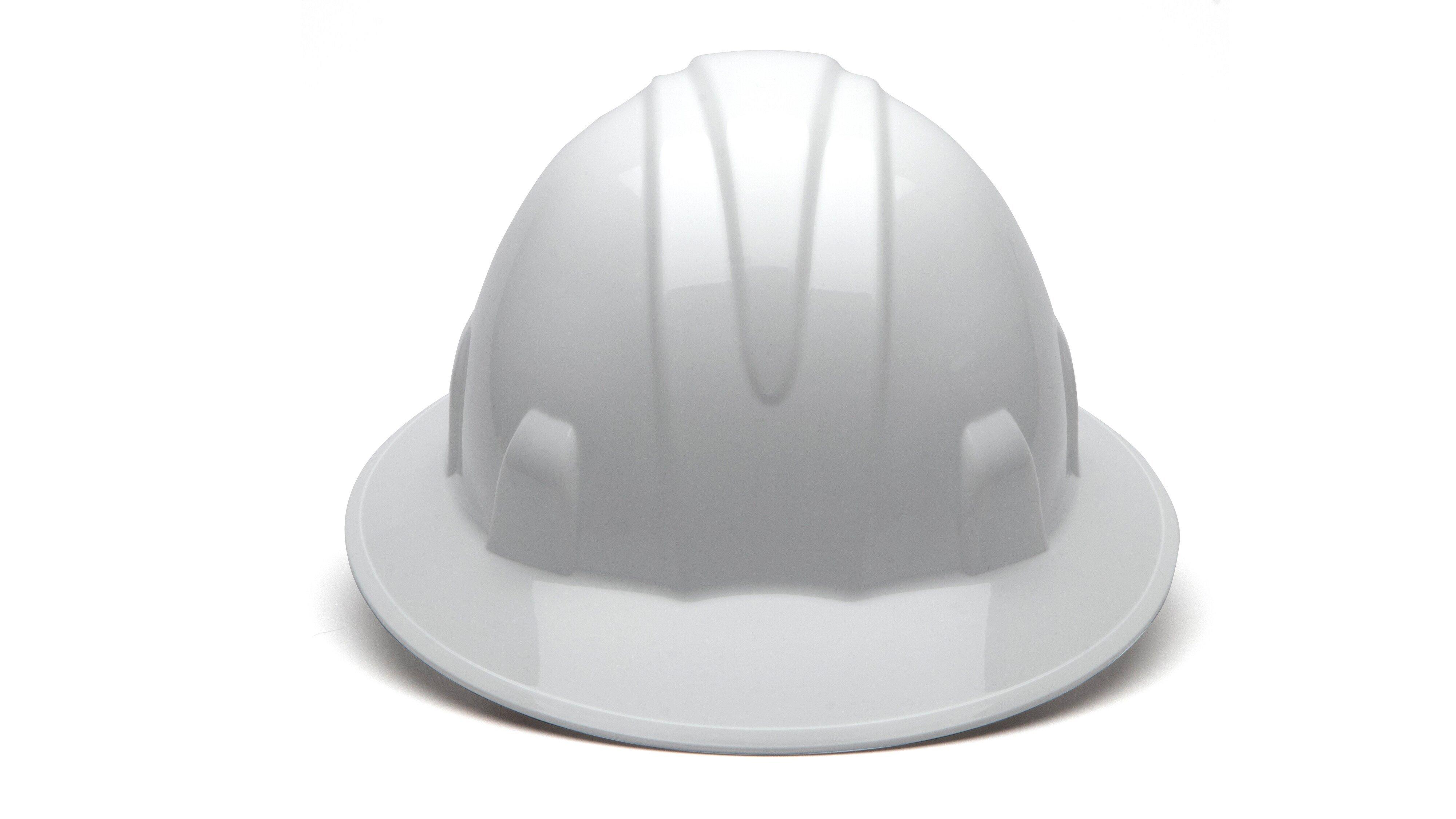 Armateck White Size 6.5-8 Fabric, Foam and Plastic Hard Hat 