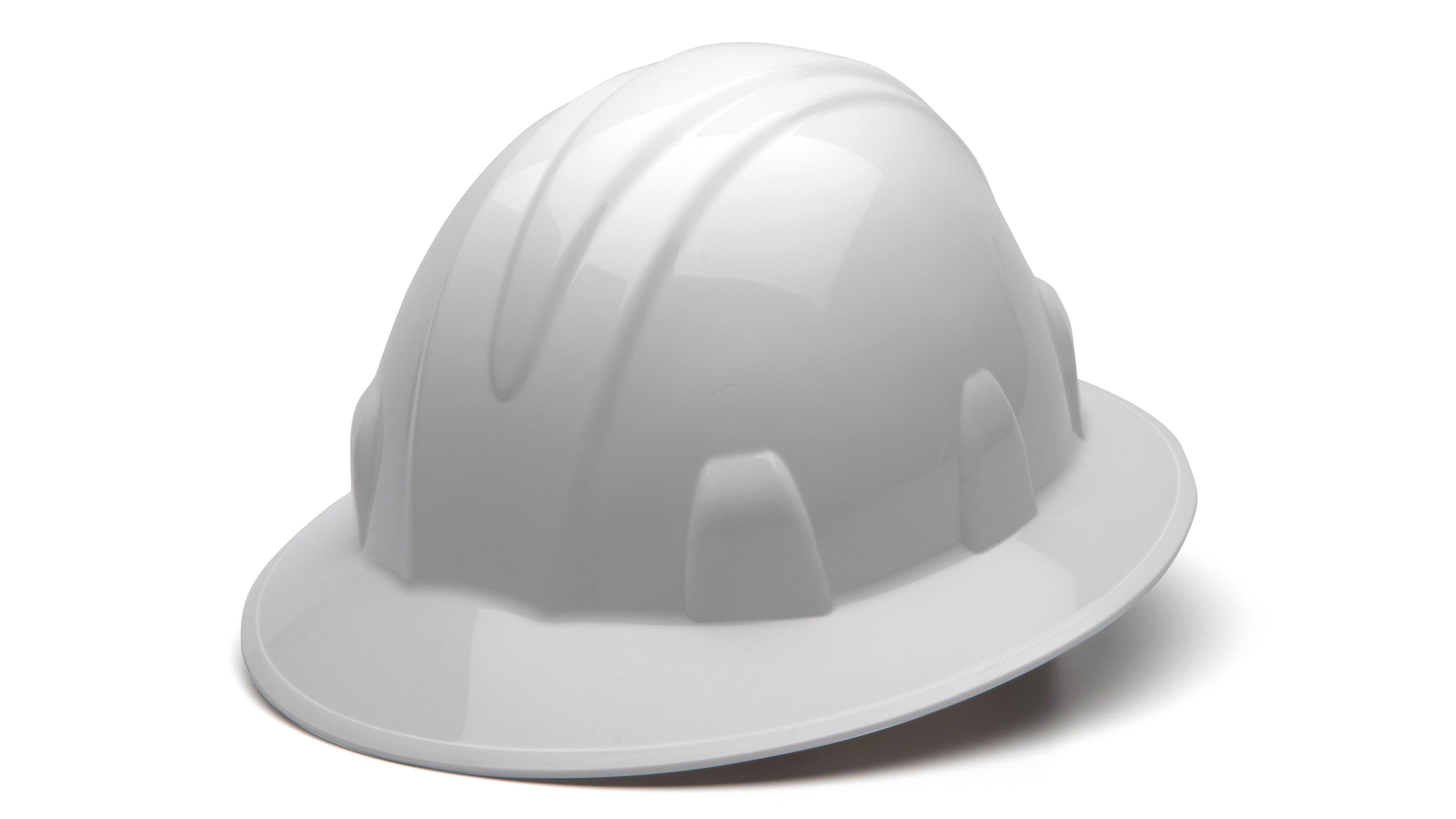 Armateck White Size 6.5-8 Fabric, Foam and Plastic Hard Hat 