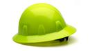 Full Brim Hard Hat in Hi-Vis Green 