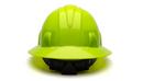 Full Brim Hard Hat in Hi-Vis Green 