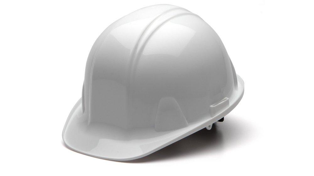 Cap Style Hard Hat in White 