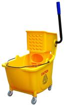 35 qt Yellow Bucket With Side Press Wringer 