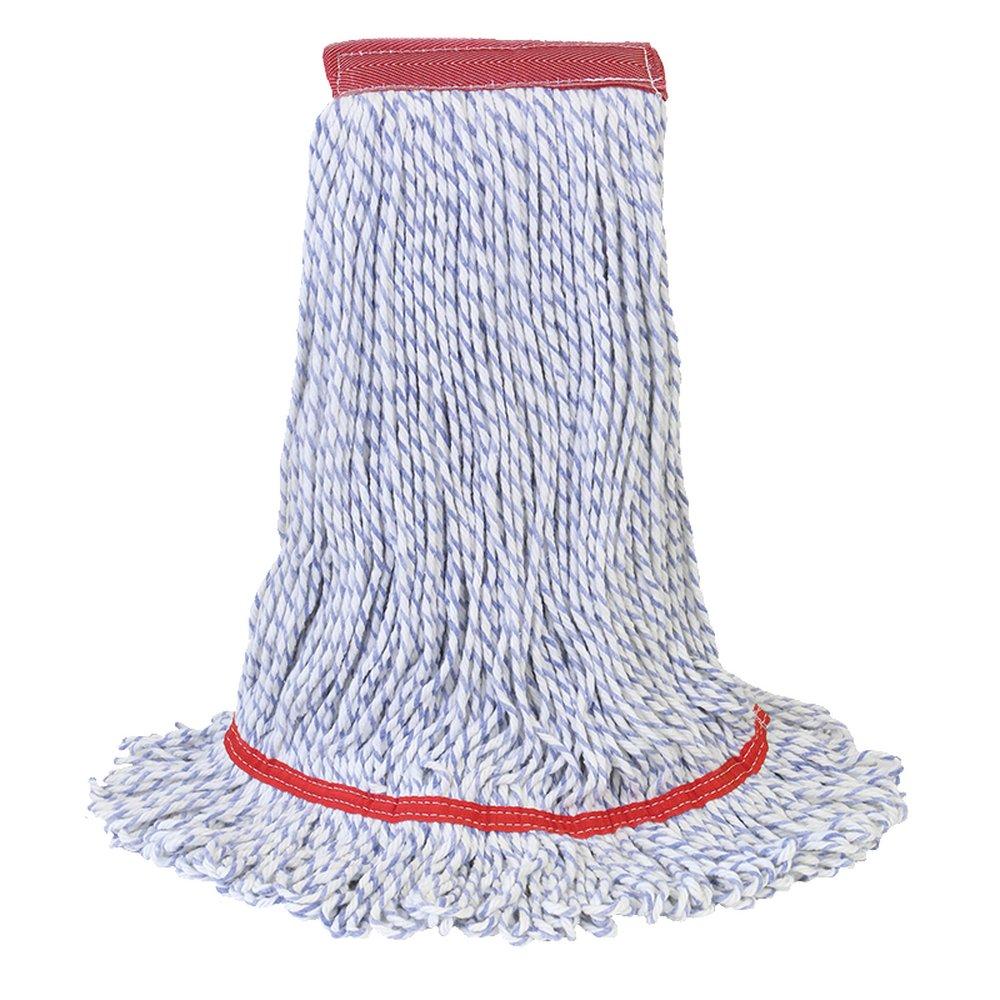 Nexstep Commercial Products White Mop in White and Blue 