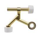 Hinge Pin Doorstop Standard in Polished Brass (Pack of 10) 