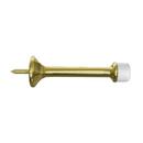 Rigid Doorstop 3 in. Thin Profile in Polished Brass (Pack of 10) 