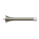 Spring Doorstop 4 in. Tapered Profile in Satin Nickel 