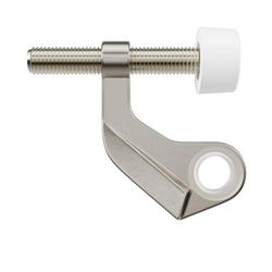 Hinge Pin Doorstop 1-Point in Satin Nickel