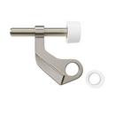 Hinge Pin Doorstop 1-Point in Satin Nickel 