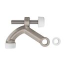Solid Brass Hinge Pin Doorstop  in Satin Nickel 