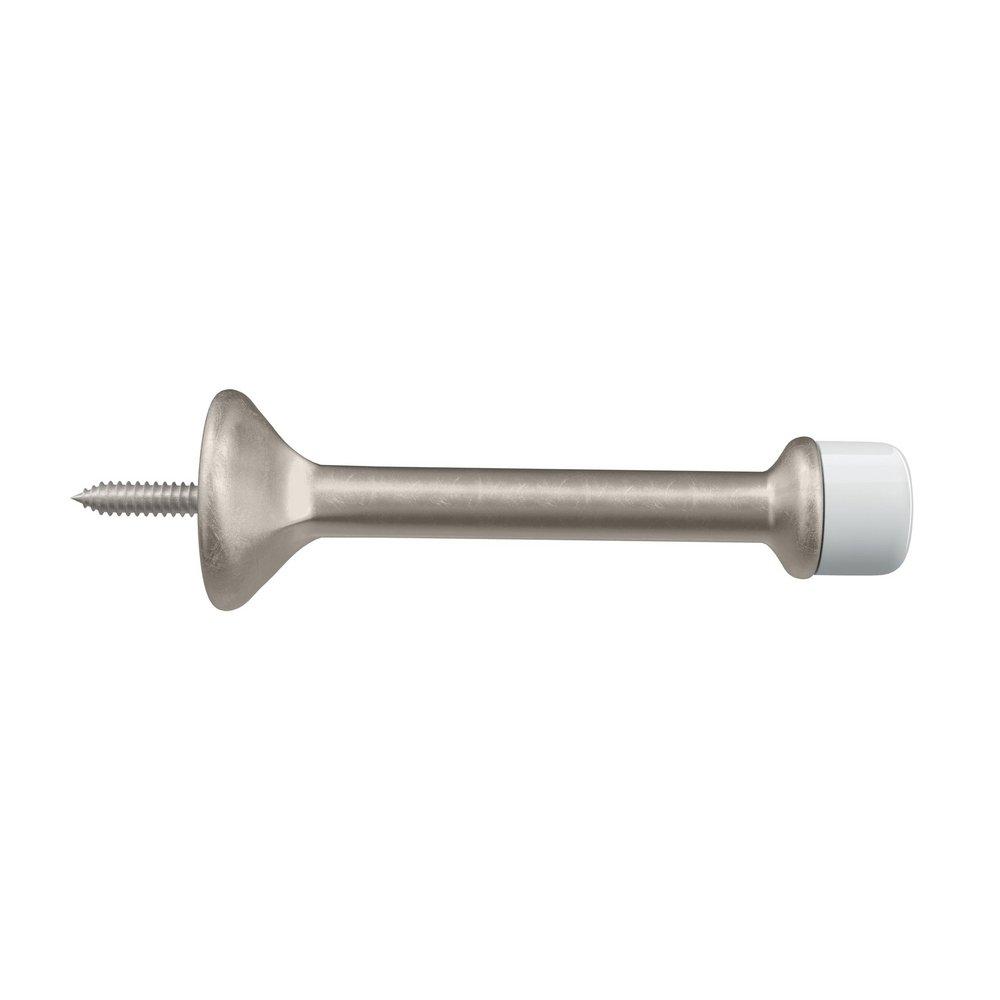 Rigid Doorstop 3 in. Thin Profile in Satin Nickel (Pack of 5) 