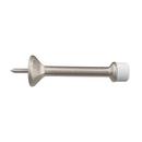 Rigid Doorstop 3 in. Thin Profile in Satin Nickel (Pack of 5) 