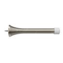 Westcraft Satin Nickel Spring Doorstop 4 in. Tapered Profile 
