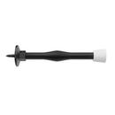 Spring Doorstop 3 in. Thin Profile in Matte Black