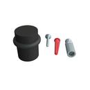 Westcraft Matte Black Solid Brass Floor Mounted Doorstop 