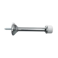 Rigid Doorstop 3 in. Thin Profile in Polished Chrome