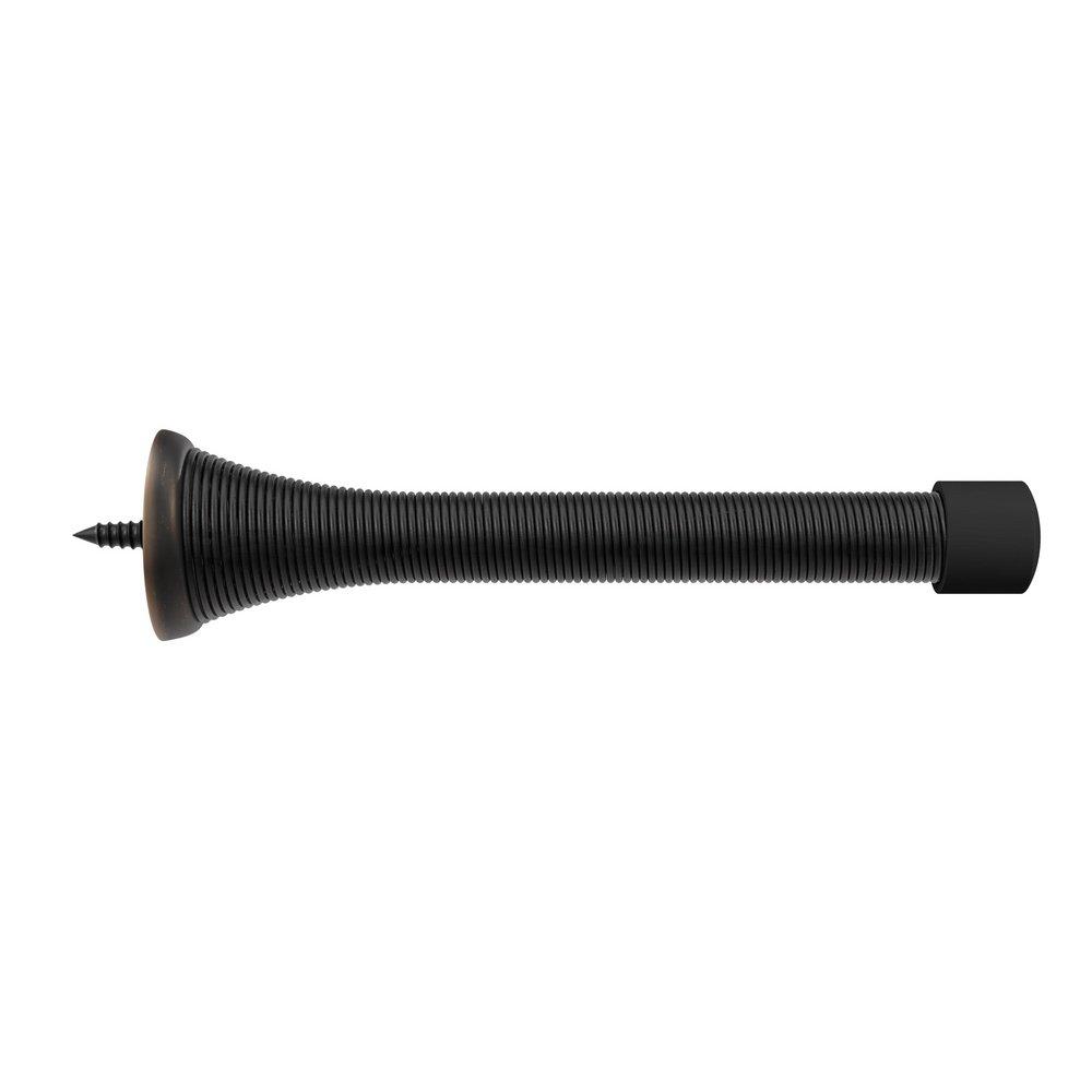Spring Doorstop 4 in. Tapered Profile in Oil Rubbed Bronze 