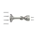 Magnetic Hold Open Doorstop in Satin Nickel 