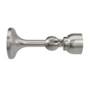 Magnetic Hold Open Doorstop in Satin Nickel 