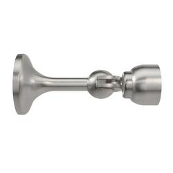 Magnetic Hold Open Doorstop in Satin Nickel