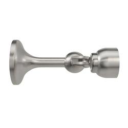 Magnetic Hold Open Doorstop in Satin Nickel