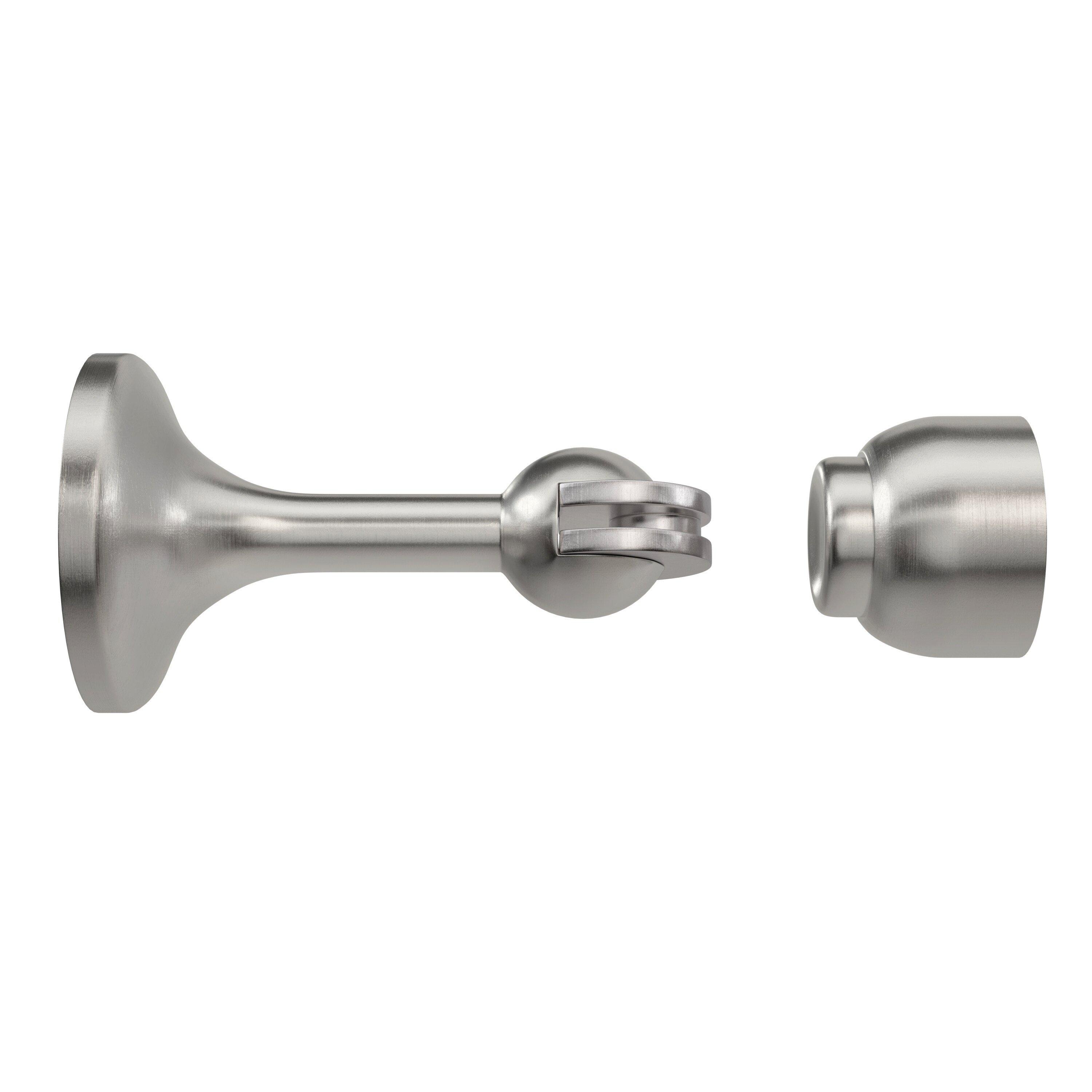 Westcraft Satin Nickel Magnetic Hold Open Doorstop 