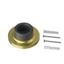 Doorstop Wall Bumper Cup Style in Polished Brass 