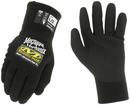 Size M Acrylic, Plastic and Rubber Lining Reusable Thermal Knit Gloves in Black