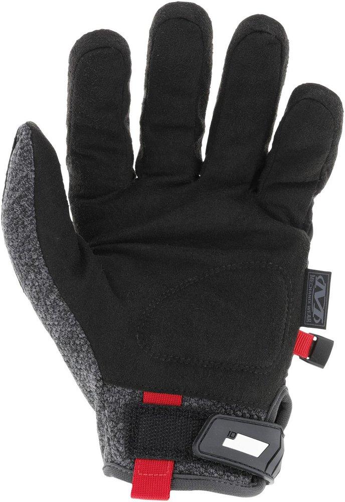 Mechanix Wear Grey Fleece, Plastic, Synthetic Fiber and TPR Reusable Winter Gloves in Grey and Black 
