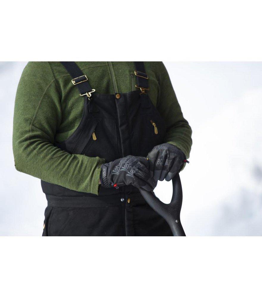 Mechanix Wear Grey Fleece, Plastic, Synthetic Fiber and TPR Reusable Winter Gloves in Grey and Black 