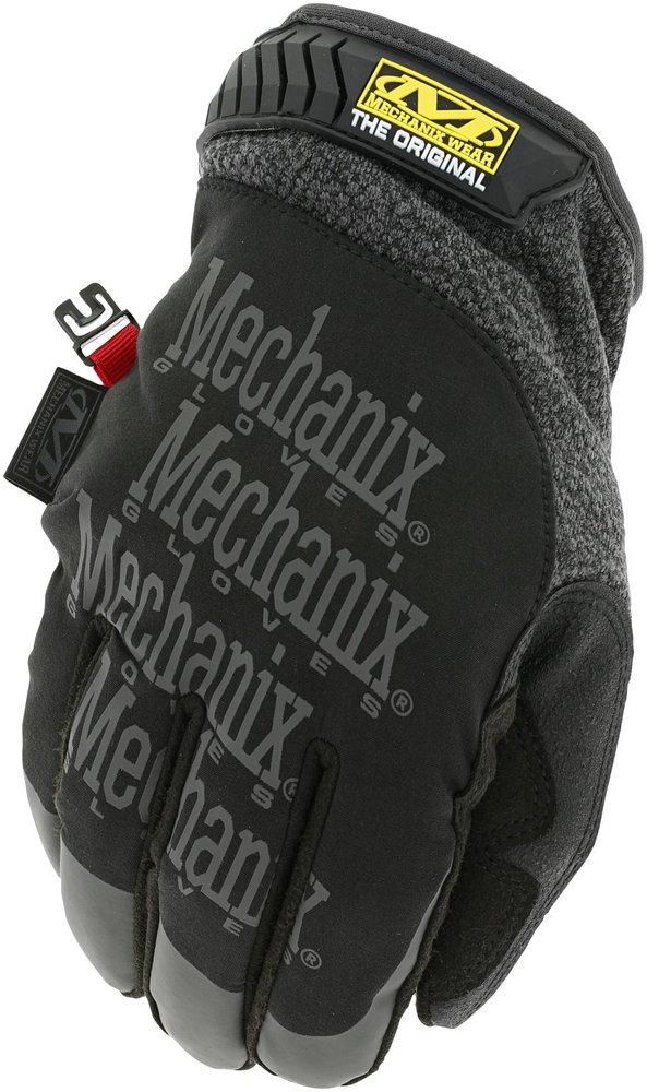 Mechanix Wear Grey Fleece, Plastic, Synthetic Fiber and TPR Reusable Winter Gloves in Grey and Black 