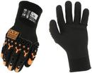 Mechanix Wear Black Acrylic and Rubber Lining Reusable Impact Resistant Gloves in Black 